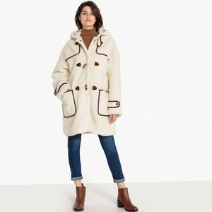 La Redoute France Teddy Faux Fur Duffle Jacket